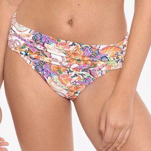 Lauren Ralph Lauren Majestic Paisley Shirred Hipster Bikini Bottoms